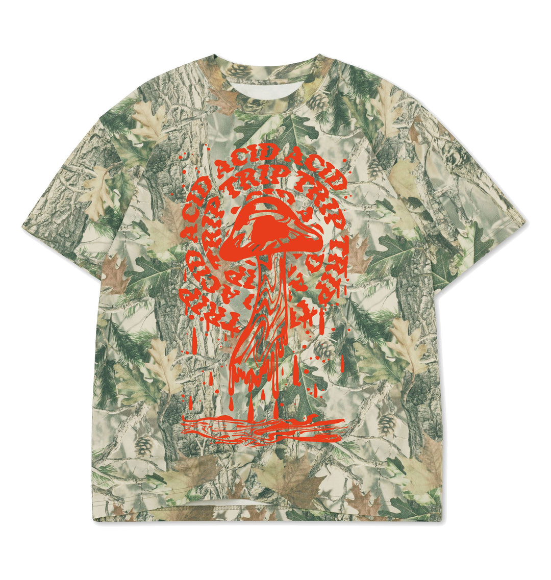 Vintage Wood Camo Shirts & Tops Front